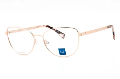 Gap Vgp044 Cat Eye Metal Eyeglasses In Rose Gold