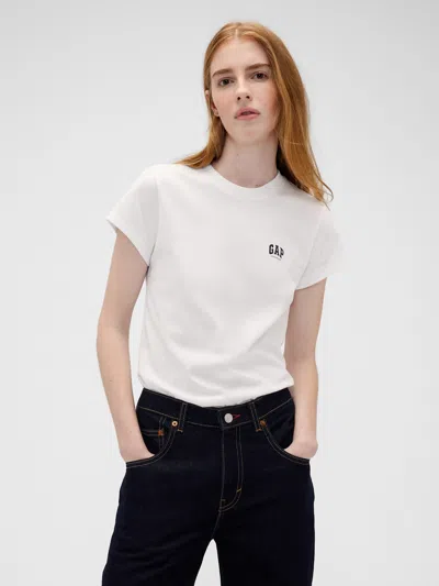 Gap × Victoria Beckham Organic Cotton Logo T-shirt In White