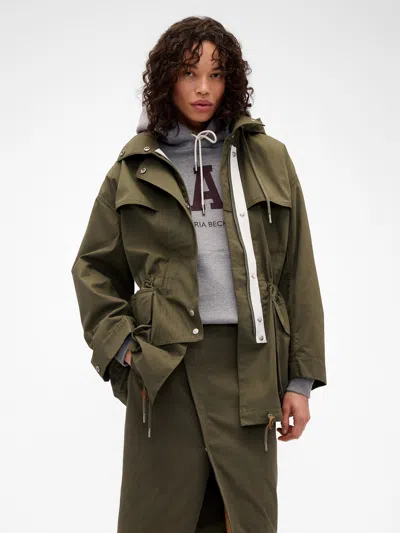 Gap × Victoria Beckham Parka Jacket In Green