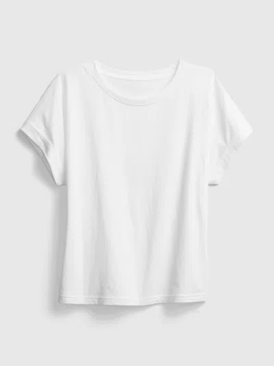 Gap Vintage Abbreviated Roll Cuff T-shirt In White