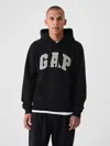 Gap Vintage Soft Arch Logo Hoodie In Black