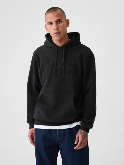 Gap Vintage Soft Arch Logo Hoodie In Black Combo