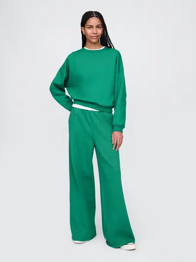Gap Vintage Soft Baggy Wide-leg Sweatpants In Irish Clover Green