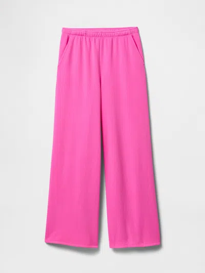 Gap Vintage Soft Baggy Wide-leg Sweatpants In Standout Pink