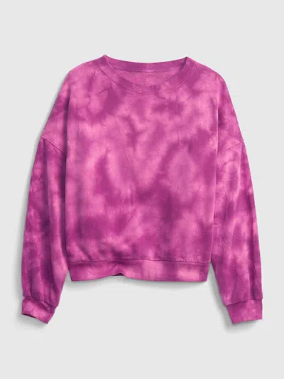 Gap Vintage Soft Crewneck Sweatshirt In Purple