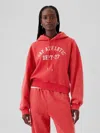 Gap Vintage Soft Cropped Hoodie In Modern Red
