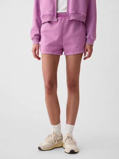 Gap Vintage Soft Dolphin Shorts In Budding Lilac