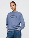 Gap Vintage Soft  Logo Tunic Sweatshirt In Bainbridge Blue