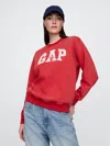 Gap Vintage Soft  Logo Tunic Sweatshirt In Modern Red