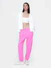 Gap Vintage Soft High Rise Boyfriend Joggers In Sugar Plum Neon Pink