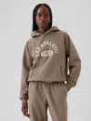 Gap Vintage Soft Hoodie In Plymouth Rock Brown Logo