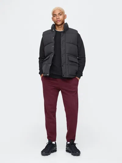 Gap Vintage Soft Joggers In Dark Maroon