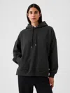 Gap Vintage Soft Oversized Tunic Hoodie In Black