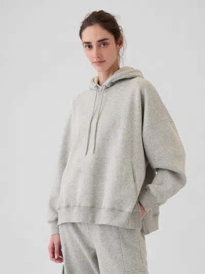 Gap Vintage Soft Oversized Tunic Hoodie In Light Grey