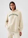 Gap Vintage Soft Oversized Tunic Hoodie In Moonstone Beige