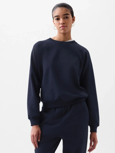 Gap Vintage Soft Raglan Sweatshirt In Navy Blue