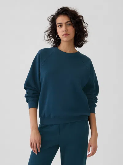 Gap Vintage Soft Raglan Sweatshirt In Prussian Blue