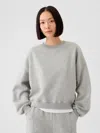 Gap Vintage Soft Wedge Crewneck Sweatshirt In Light Grey
