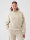 Gap Vintage Soft Wedge Crewneck Sweatshirt In Moonstone Beige