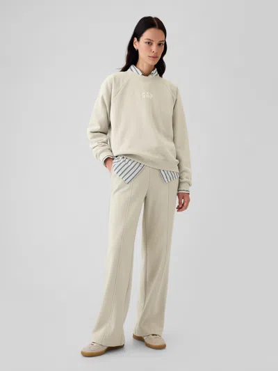 Gap Vintage Soft Wide-leg Sweatpants In Moonstone Beige