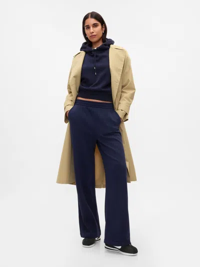 Gap Vintage Soft Wide-leg Sweatpants In Navy Blue