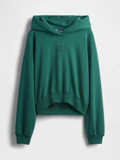Gap Vintagesoft Arch Logo Cropped Hoodie
