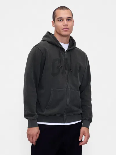 Gap Vintagesoft Arch Logo Full-zip Hoodie