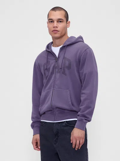 Gap Vintagesoft Arch Logo Full-zip Hoodie