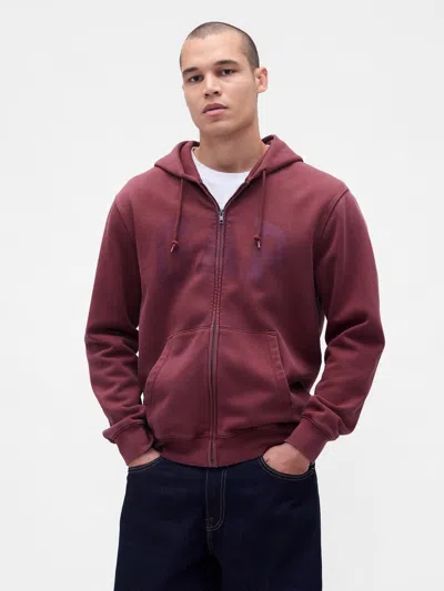 Gap Vintagesoft Arch Logo Full-zip Hoodie