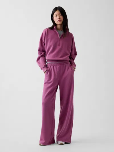 Gap Vintagesoft Baggy Sweatpants In Deep Dahlia Purple