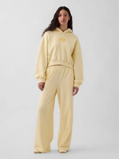 Gap Vintagesoft Baggy Sweatpants In Yellow