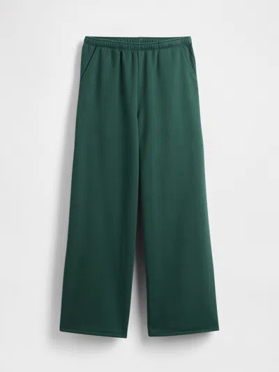 Gap Vintagesoft Baggy Wide-leg Sweatpants In Green