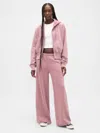 Gap Vintagesoft Baggy Wide-leg Sweatpants In Pink