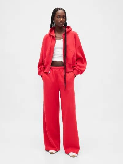 Gap Vintagesoft Baggy Wide-leg Sweatpants In Red