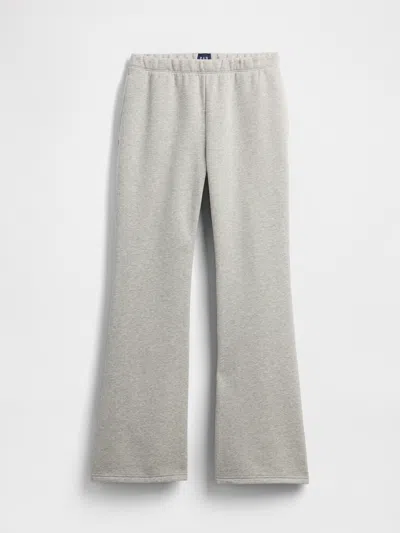 Gap Vintagesoft Flare Sweatpants In Gray