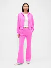Gap Vintagesoft Flare Sweatpants In Pink