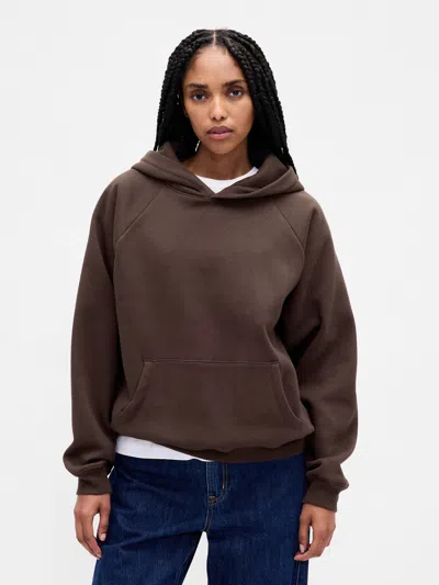 Gap Vintagesoft Hoodie In Brown
