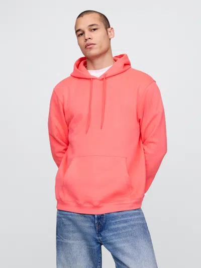 Gap Vintagesoft Hoodie In Fresh Coral