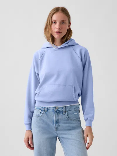 Gap Vintagesoft Hoodie In Light Blue