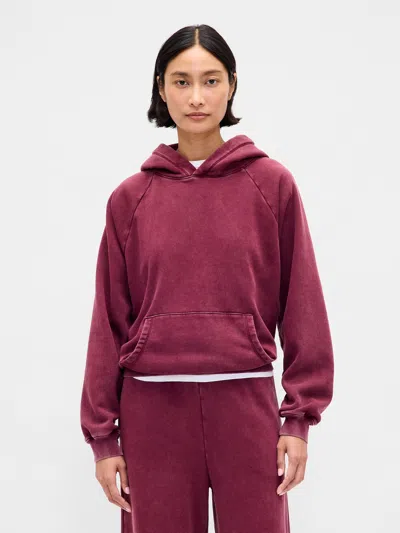 Gap Vintagesoft Hoodie In Red