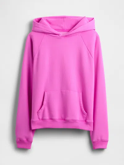 Gap Vintagesoft Hoodie In Sugar Plum Neon Pink
