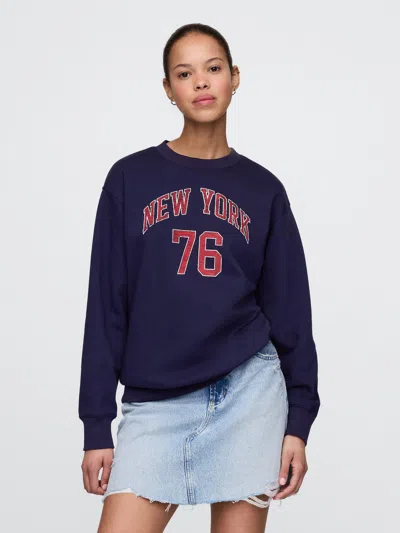 Gap Vintagesoft New York Graphic Tunic Sweatshirt