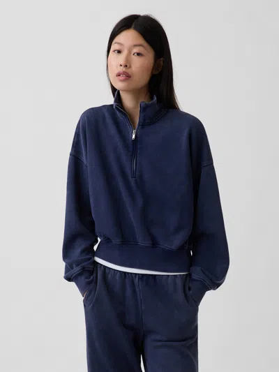 Gap Vintagesoft Oversized Half-zip Wedge Pullover