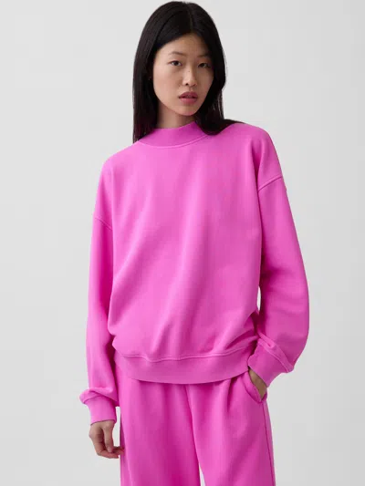 Gap Vintagesoft Oversized Mockneck Tunic Sweatshirt