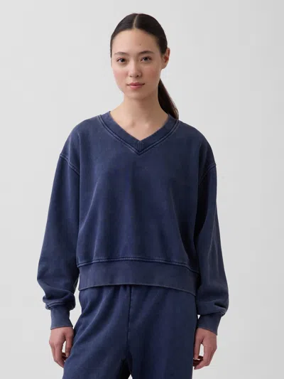 Gap Vintagesoft Oversized V-neck Sweatshirt