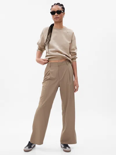 Gap Vintage Soft Raglan Sweatshirt In Moonstone Beige