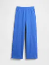 Gap Vintagesoft Seamed Straight Sweatpants In Blue