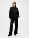 Gap Vintagesoft Straight Sweatpants In Black