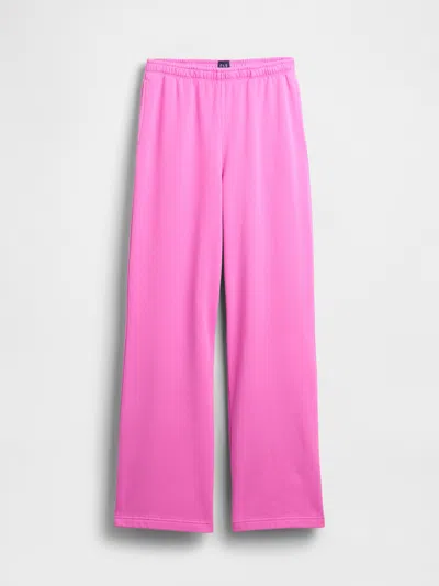 Gap Vintagesoft Straight Sweatpants In Pink
