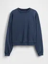 Gap Vintagesoft Wedge Crewneck Sweatshirt In Blue